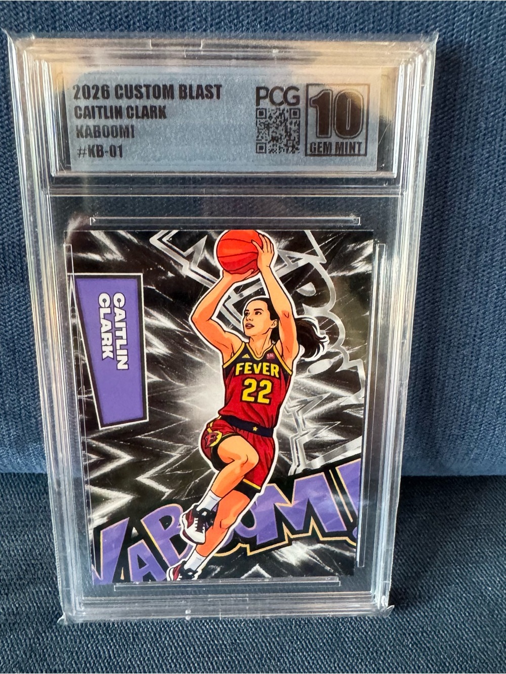 Caitlin Clark - 2026 Custom Blast Kaboom! PCG 10 Gem Mint